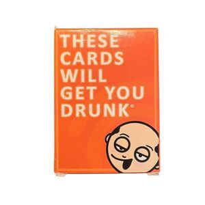 These Cards Will Get You Drunk Card Game ~ USED ONCE ~ 100 Drinking Game Cards